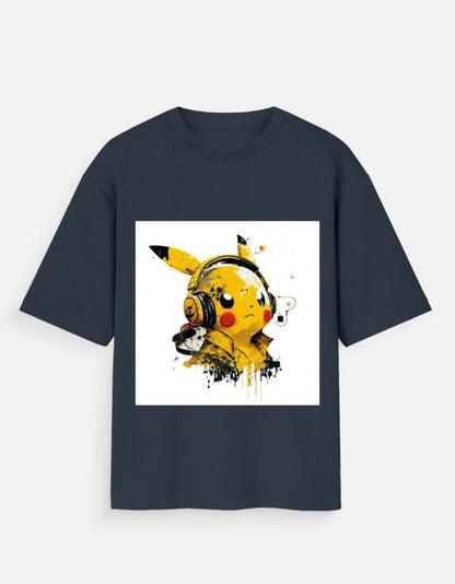Pikachu Unisex Oversized Standard T-Shirt - ADRO CLOTHING AND ACCESSORIES