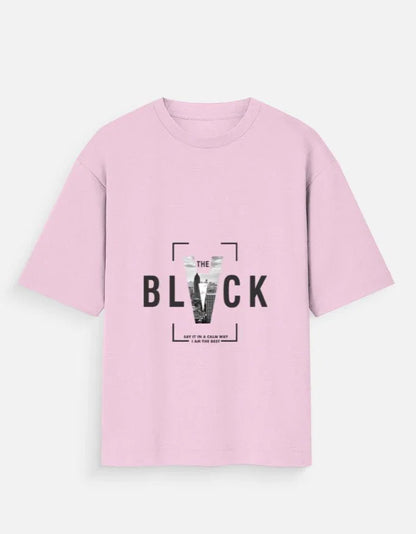 Black V Unisex Oversized Standard T-Shirt - ADRO CLOTHING AND ACCESSORIES