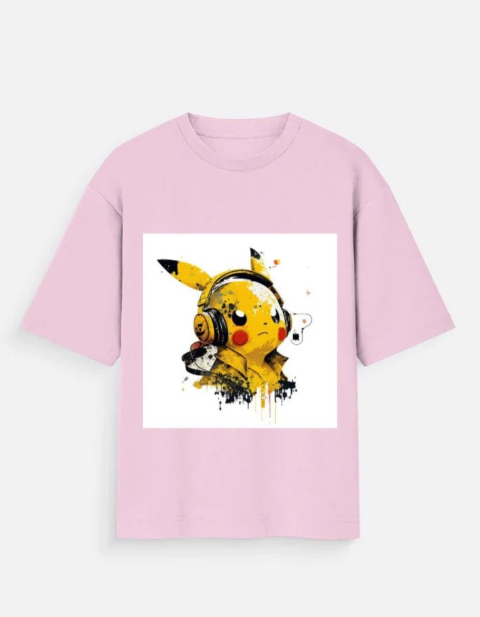 Pikachu Unisex Oversized Standard T-Shirt - ADRO CLOTHING AND ACCESSORIES