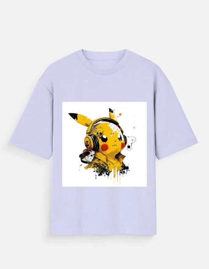 Pikachu Unisex Oversized Standard T-Shirt - ADRO CLOTHING AND ACCESSORIES