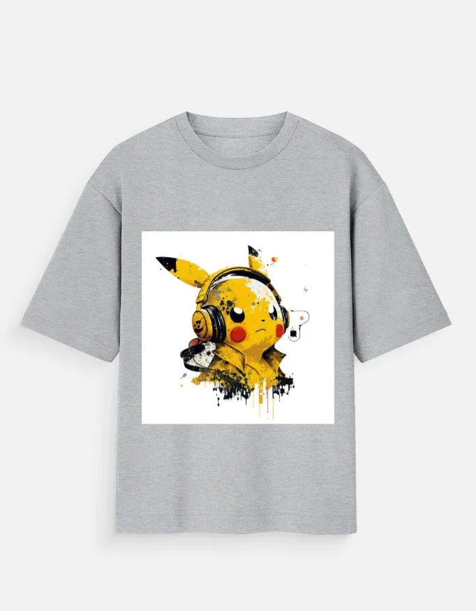 Pikachu Unisex Oversized Standard T-Shirt - ADRO CLOTHING AND ACCESSORIES