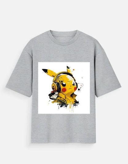 Pikachu Unisex Oversized Standard T-Shirt - ADRO CLOTHING AND ACCESSORIES