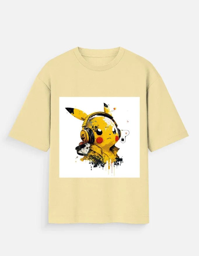Pikachu Unisex Oversized Standard T-Shirt - ADRO CLOTHING AND ACCESSORIES