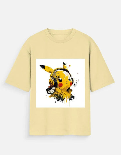 Pikachu Unisex Oversized Standard T-Shirt - ADRO CLOTHING AND ACCESSORIES