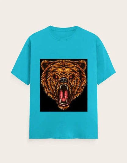 Lion Face Unisex Classic Crew T-Shirt - ADRO CLOTHING AND ACCESSORIES