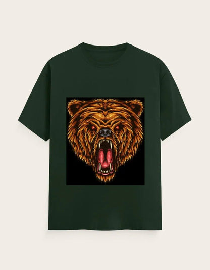 Lion Face Unisex Classic Crew T-Shirt - ADRO CLOTHING AND ACCESSORIES