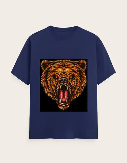 Lion Face Unisex Classic Crew T-Shirt - ADRO CLOTHING AND ACCESSORIES