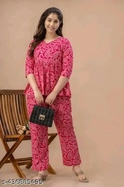 Stylish Printed Co-Ord Sets for Women - ADRO CLOTHING AND ACCESSORIES