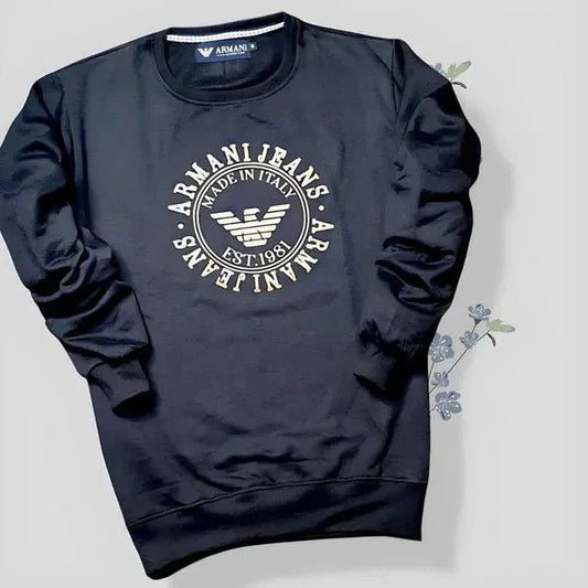 Fleece Printed Sweatshirts – Full Sleeves, Regular Fit, Cozy Wear - ADRO CLOTHING AND ACCESSORIES