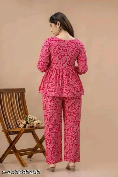 Stylish Printed Co-Ord Sets for Women - ADRO CLOTHING AND ACCESSORIES