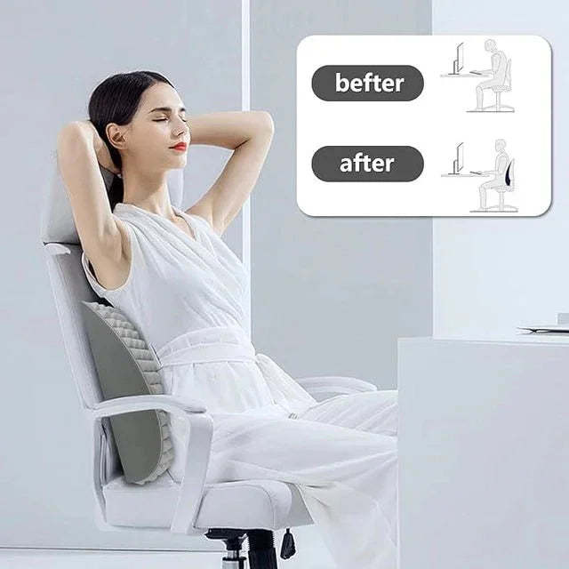 Back & Neck Stretcher for Pain Relief – Lumbar Support Cushion - ADRO CLOTHING AND ACCESSORIES
